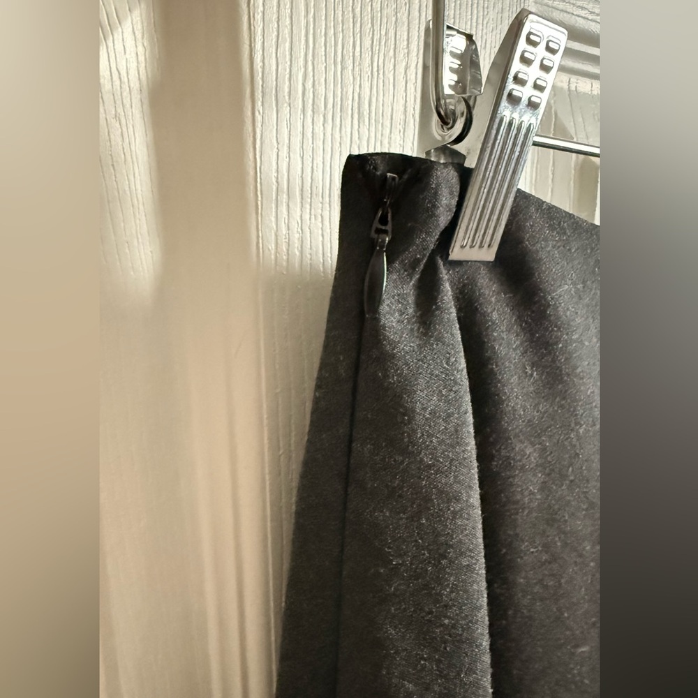 Jil Sander charcoal A-Line Skirt midi - Picture 4 of 4